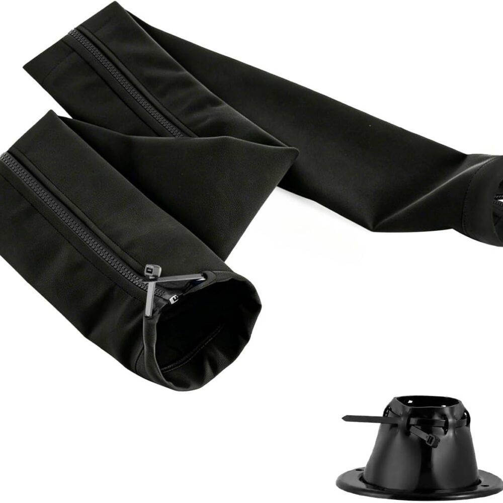 48-Inch Zippered Trolling Motor Cable Sleeve Kit with Entry Cover